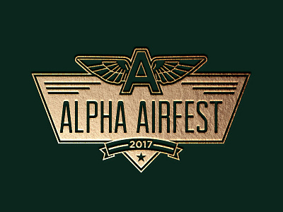 Alpha Airfest - Foil Stamp