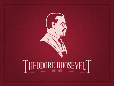 Theodore Roosevelt Silhouette bull illustration moose president roosevelt silhouette theodore