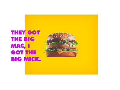Movie Moments Concept big mac big mick colorful coming to america futura movies quotes tumblr typography