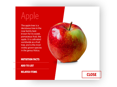 Day1 apples daily design challenge daily ui 100 food ui