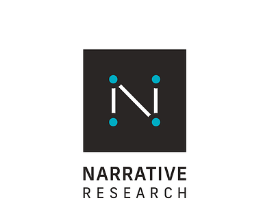 Narrative Research brand branding design icon identity logo research