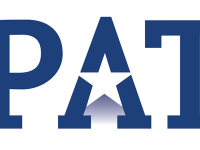 A Star brand identity logo patriotic
