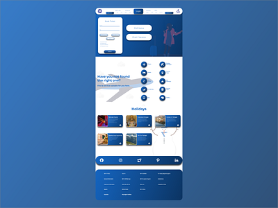 Indian Railways IRCTC Home page app blue white branding design elegant graphic design homepage minimal mockup railway simple ui webpage website