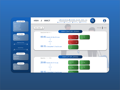 IRCTC Ticket Availability Dashboard