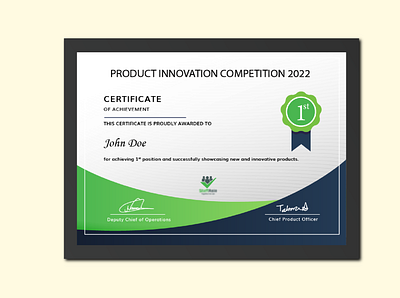 Certificate for best Performer branding certificate certificate design graphic design illustration