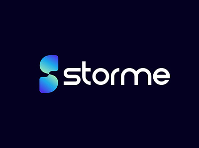 Storme logo creative design graphic design icon logo logodesign minimal modern logo s logo storme uniqu uniquedesign
