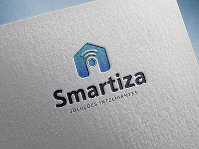 Paper Pressed PSD Logo Mockup