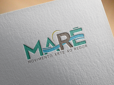 MARÉ - Movimento Arte ao Redor arts branding design illustration logo project visual identidy