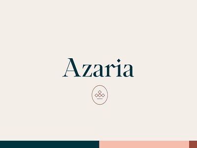 Azaria brand cards casino customtype diamonds elegant fancy game logo luck luxury poker restaurant stylish