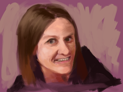 Jamie digital painting portrait