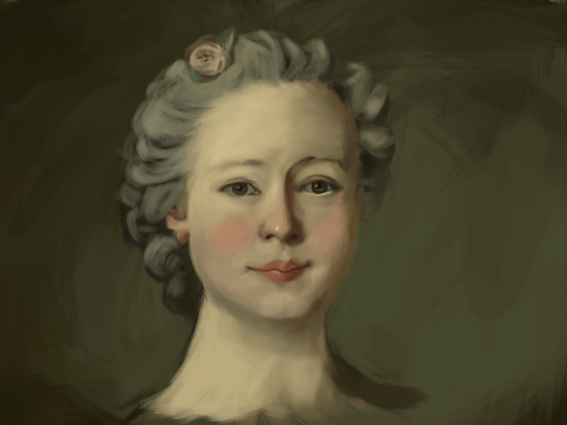 16th digital painting portrait