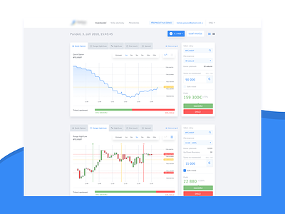 Binary betting screen admin admin dashboard block chain crypto currency crypto exchange crypto trading crypto wallet design trading ux design