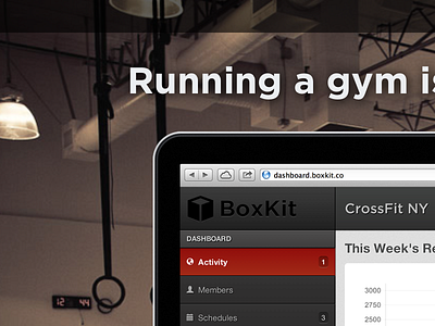 BoxKit crossfit css fitness sass website