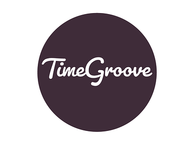 Logo Design: TimeGroove app branding design flat identity logo typography