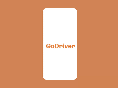 GoDriver - an app for drivers app design ui ux