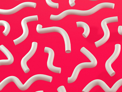 〰 3d art c4d design graphic pattern squiggle