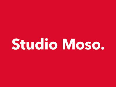 The Studio Moso logo animation app brand branding character clean design flat icon identity illustration logo minimal mobile typography ui ux vector web website