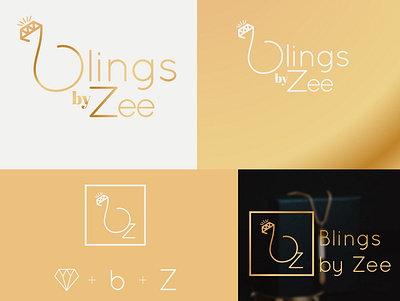 Blings by Zee design jewelry logo