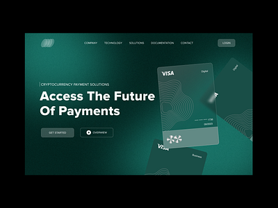 Crypto Payment Landing Page blockchain crypto daily design fintech homepage inspiration landing page ui web webdesign website