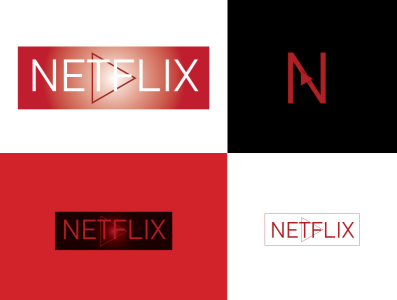 Unofficial/Netflix logo concepts animation canada design flat graphic graphic design illustration illustrator logo minimal montreal typography vector website