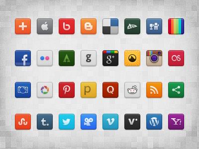 Social Icon Set (Freebie)