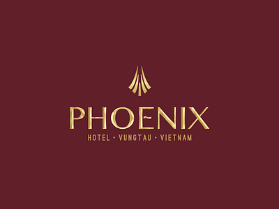 Phoenix Hotel Vung Tau classic hotel identity logo phoenix vietnam
