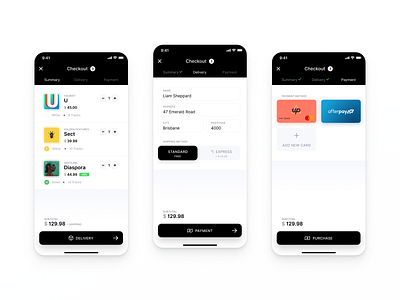 Daily UI #002 - Credit Card Checkout app checkout design payment ui ux uxui