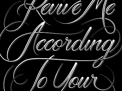 Revive Me custom type hand drawn hand lettering illustrator lettering script type typography vector
