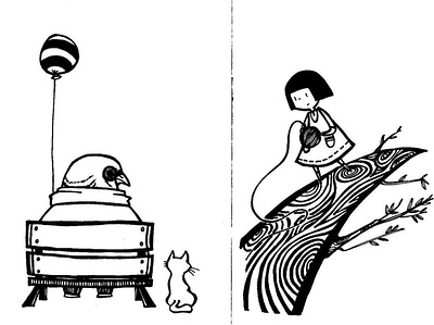 children's book : a journey design icon illustration