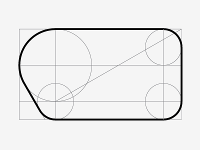 Anatomy of a shape architecture logo shape
