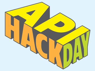 API Hack Day Logo api gotham isometric