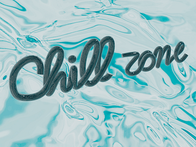 chill zone 3d logo