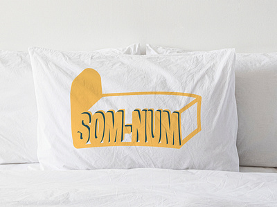 Som-Num logo 3d graphic design illustration logo typography vector