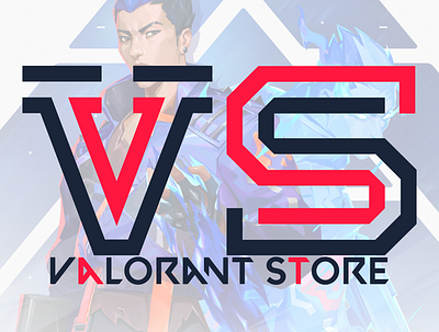 valorant store logo design graphic design illustration logo vector