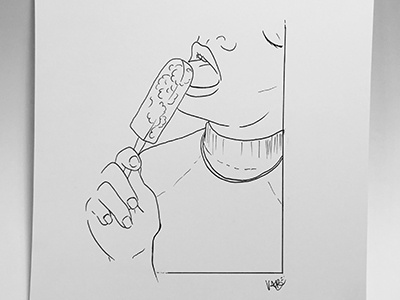 Illustration 02 illustration ink pen popsicle