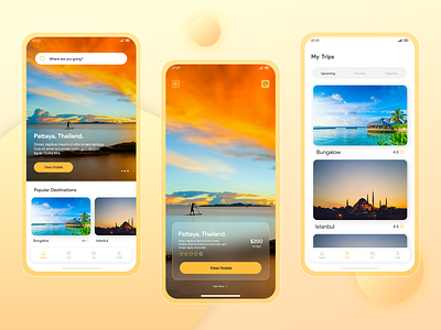 Traveling App - (UI/UX Design)