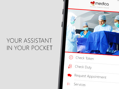 Medica Mobile App Mockup