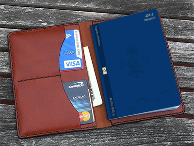 Maldivian Passport Mockup