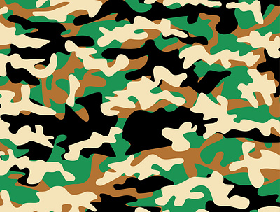 Camouflage Pattern Design branding design graphic design illustration logo pattern pattern design seamless pattern