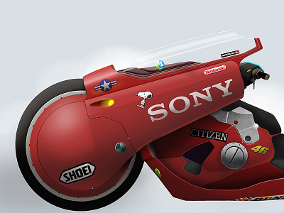 Kaneda´s bike 01. Akira