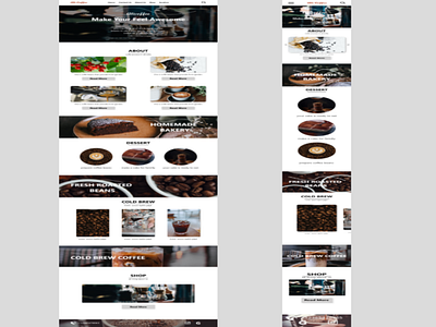 responsive coffee web