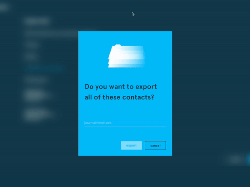 Finally Starting to Understand some Framer blue contact export framer interaction popup ui ux