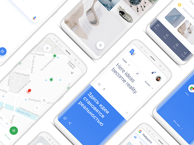 Google mobile design concept 2018 2018 app flat google interface iphone material mobile trend ui user ux