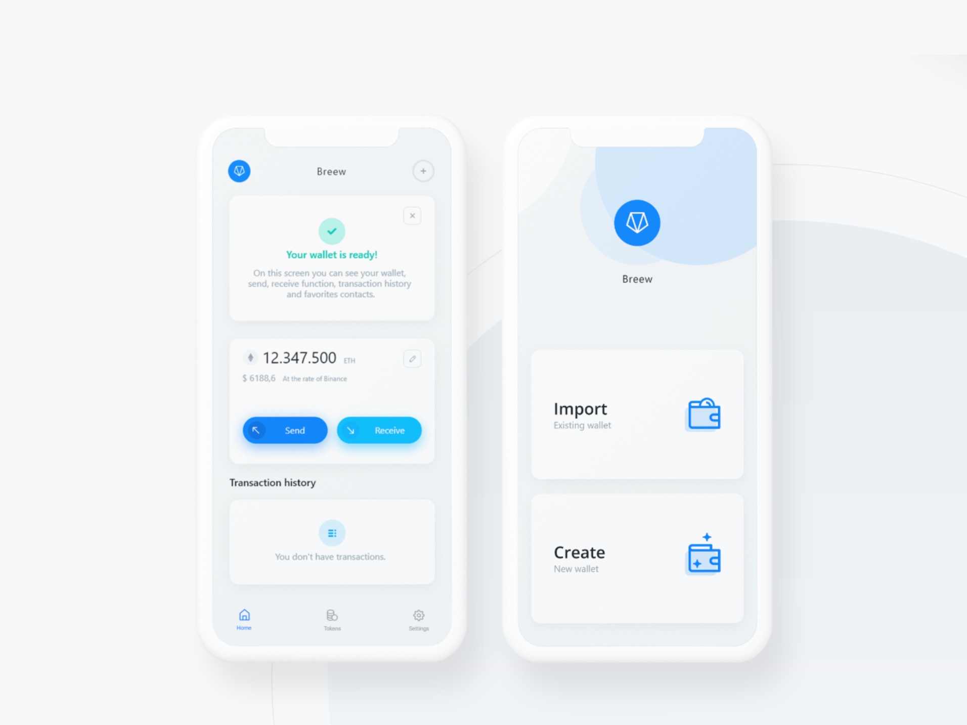 cryptocurrency wallet send and receive