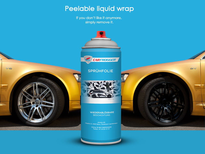 Carfrogger liquid wrap by Marcel Füssinger on Dribbble