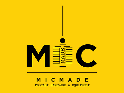 Micmade logo logo logo design mic microphone podcast podcasting