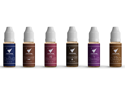 Product & label design for vape liquid brand