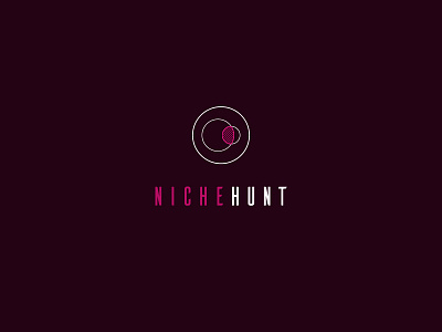 NicheHunt logo diagram logo marketing niche venn