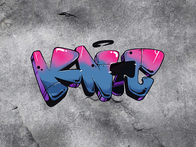 Graffiti Simple "KNTG" awesome