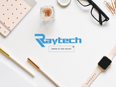 Raytech Wordmark Logo design